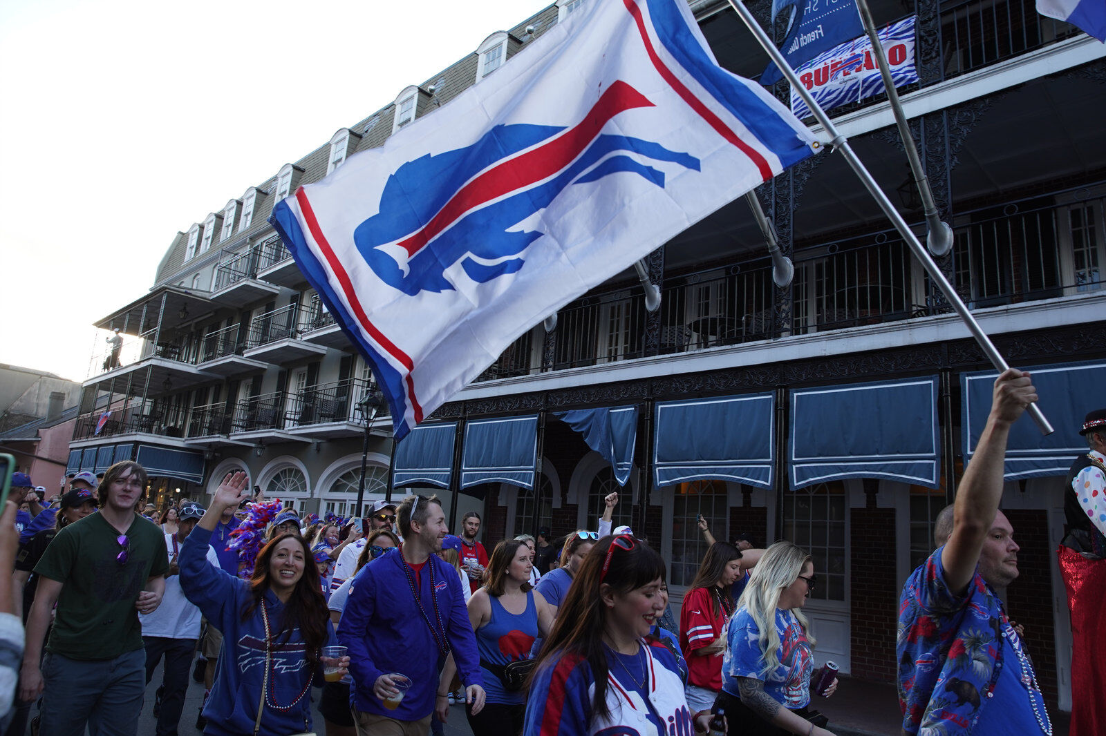 Buffalo Bills packers of NOLA Takeover Parade